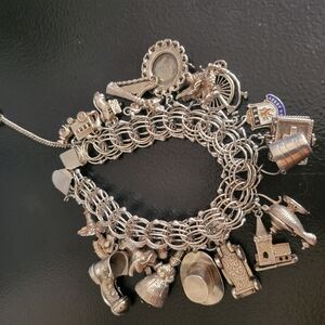 Silver Charm Bracelet